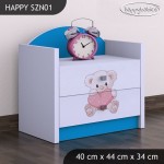 Nočna omarica Happy babies Medvedek s srcem 16 SZN1